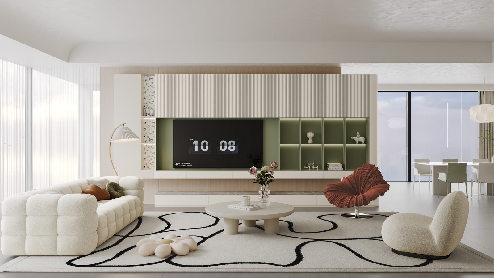 Living and dining