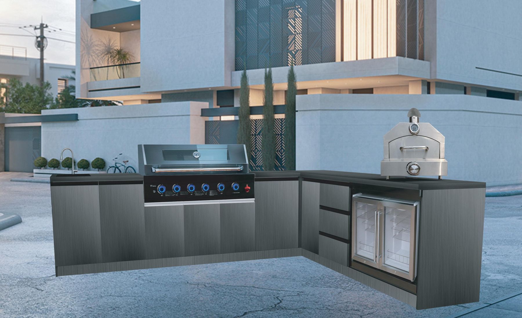 GM14 with pizza oven