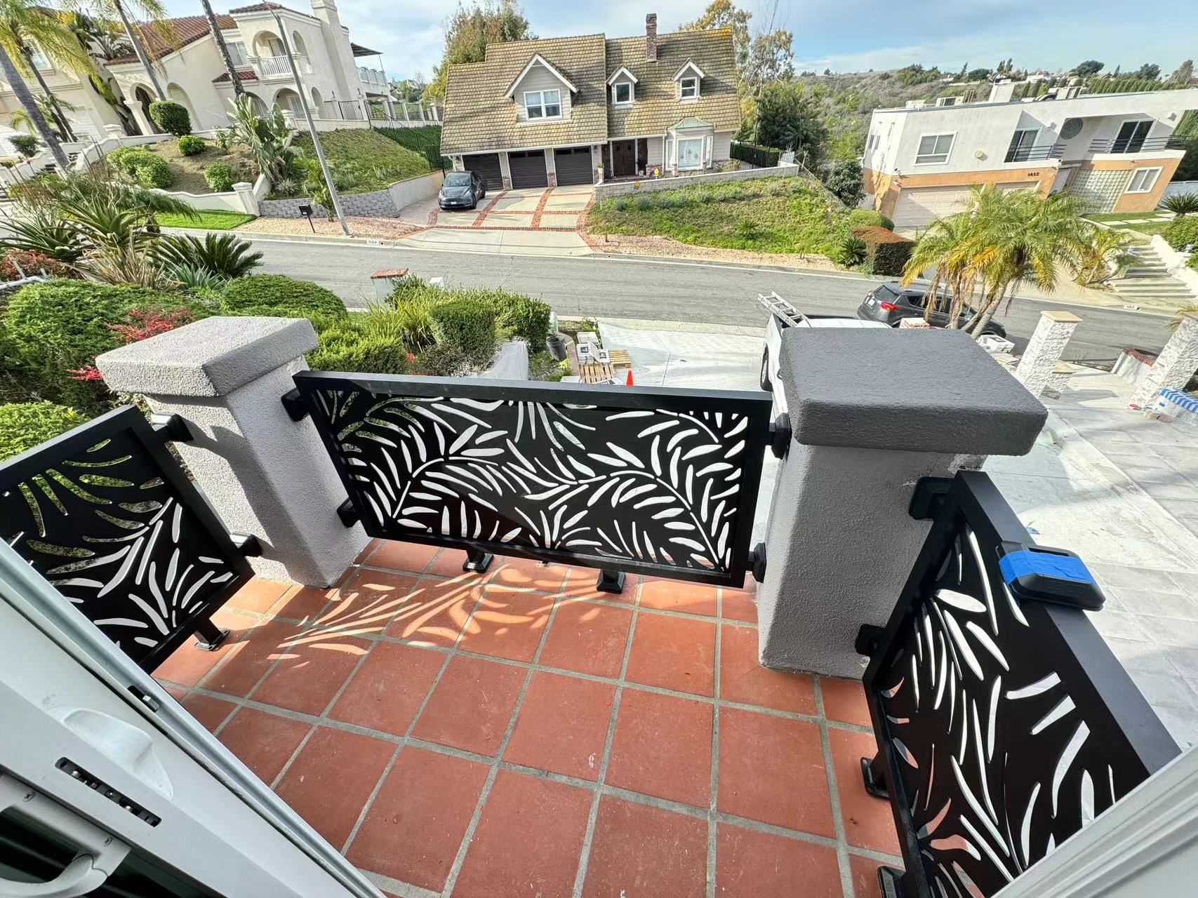 Terrace railing
