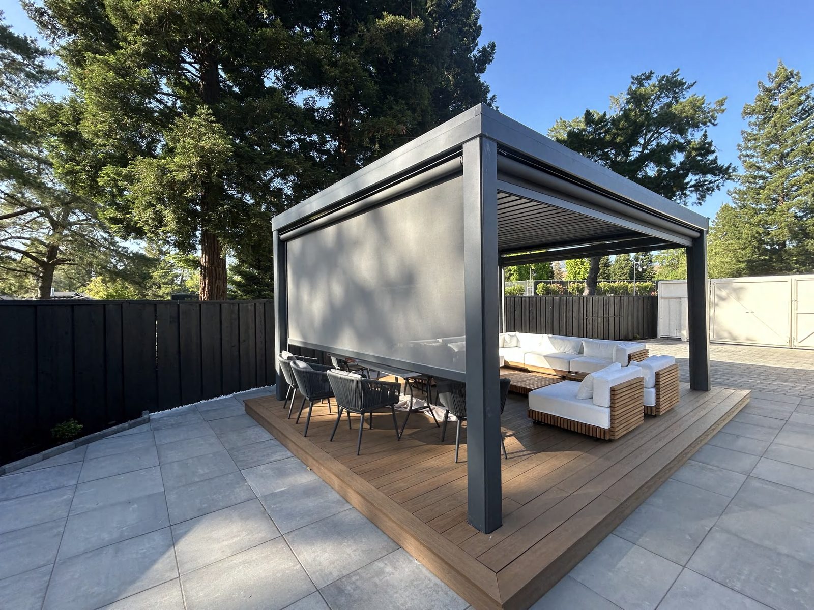 Terrace pergola
